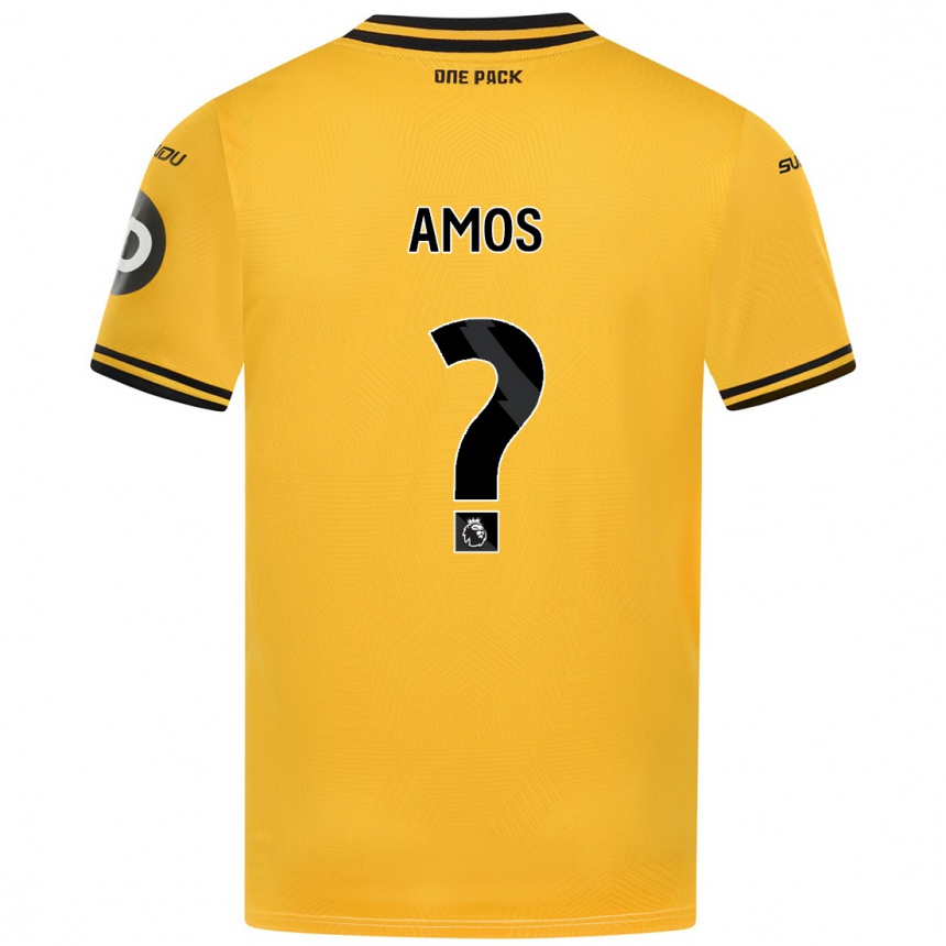 Hombre Fútbol Camiseta Stan Amos #0 Amarillo 1ª Equipación 2024/25 Perú