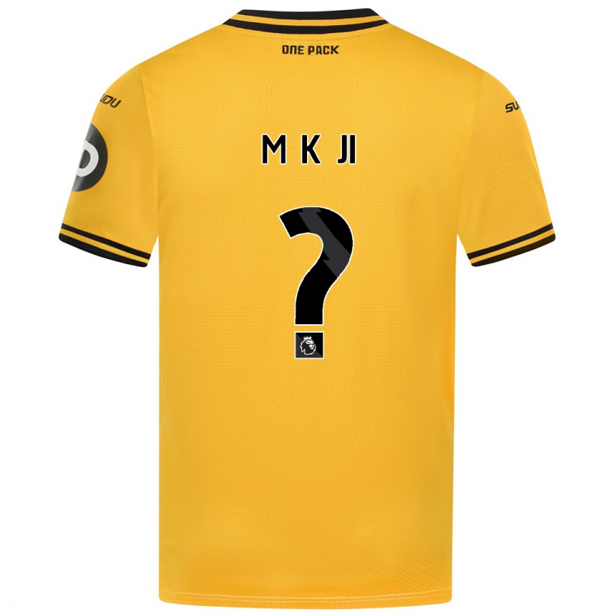 Hombre Fútbol Camiseta Min-Kyu Ji #0 Amarillo 1ª Equipación 2024/25 Perú