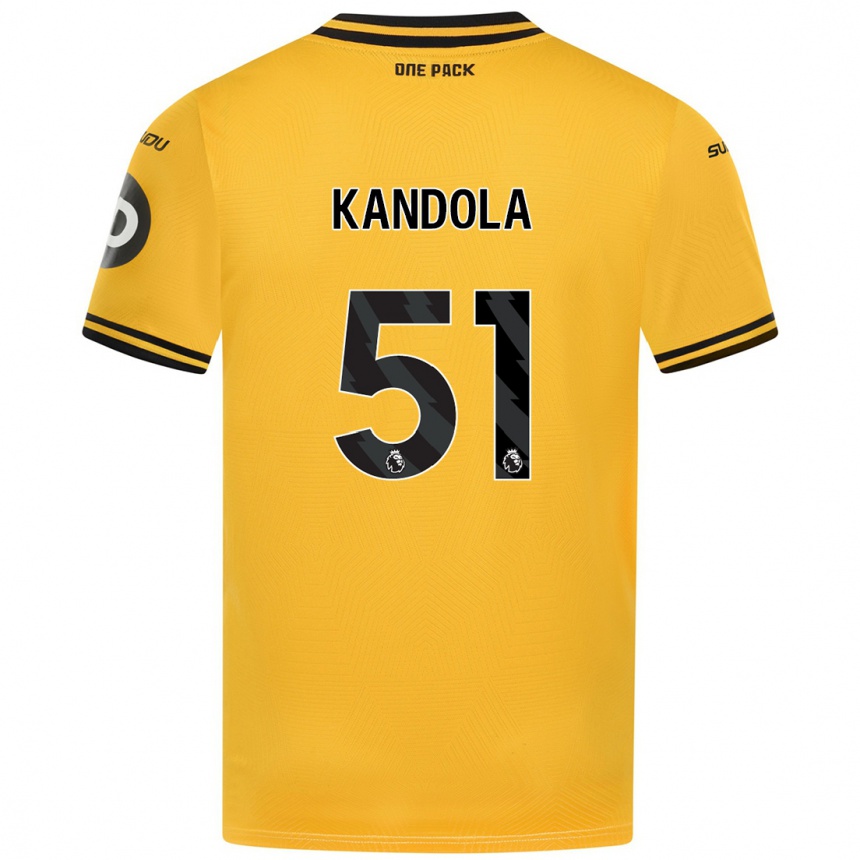 Hombre Fútbol Camiseta Kam Kandola #51 Amarillo 1ª Equipación 2024/25 Perú