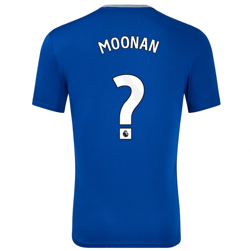 Hombre Fútbol Camiseta Bradley Moonan #0 Azul Con 1ª Equipación 2024/25 Perú