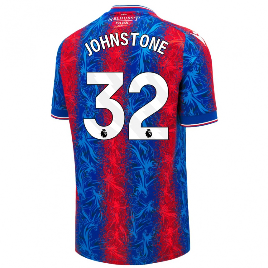 Hombre Fútbol Camiseta Sam Johnstone #32 Rayas Rojas Y Azules 1ª Equipación 2024/25 Perú