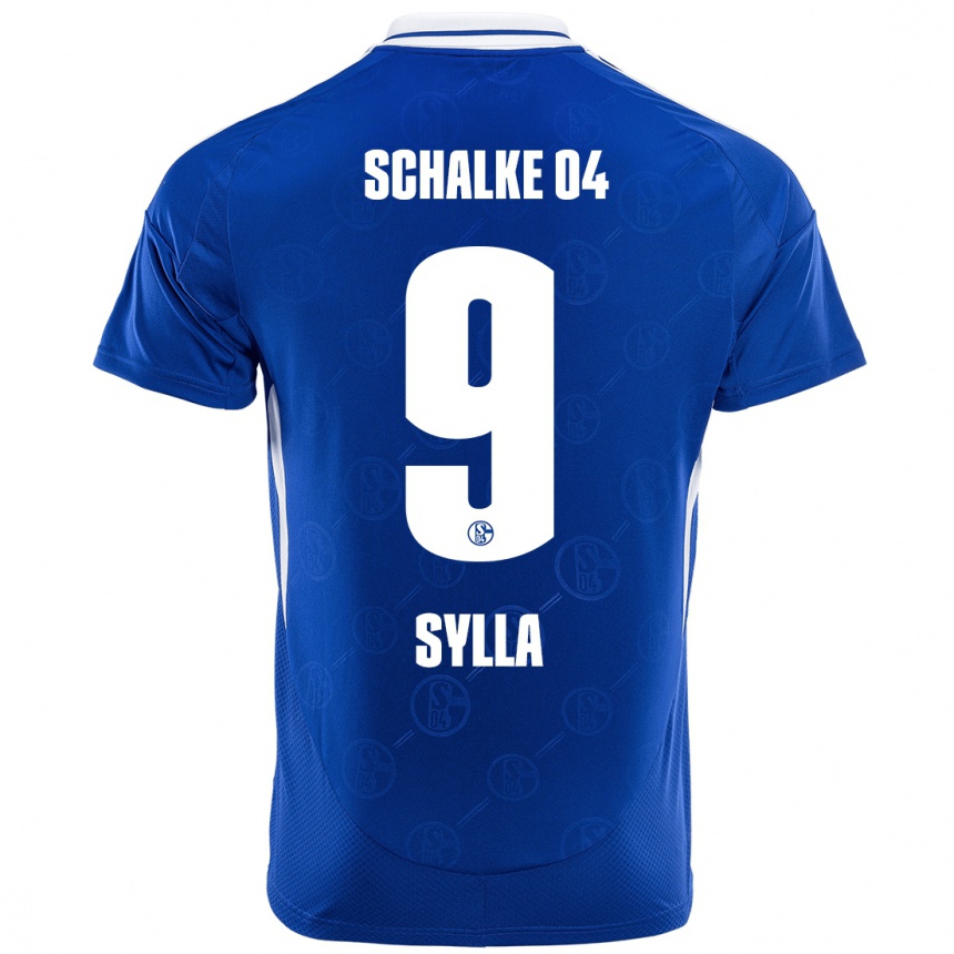 Hombre Fútbol Camiseta Moussa Sylla #9 Azul Real 1ª Equipación 2024/25 Perú