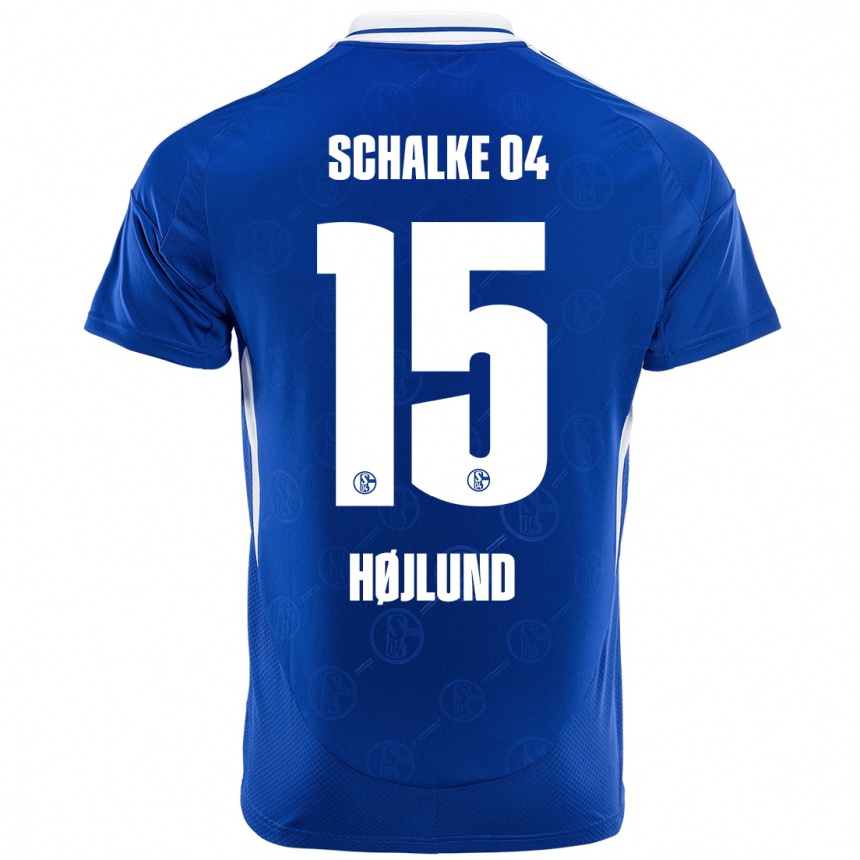 Hombre Fútbol Camiseta Emil Højlund #15 Azul Real 1ª Equipación 2024/25 Perú