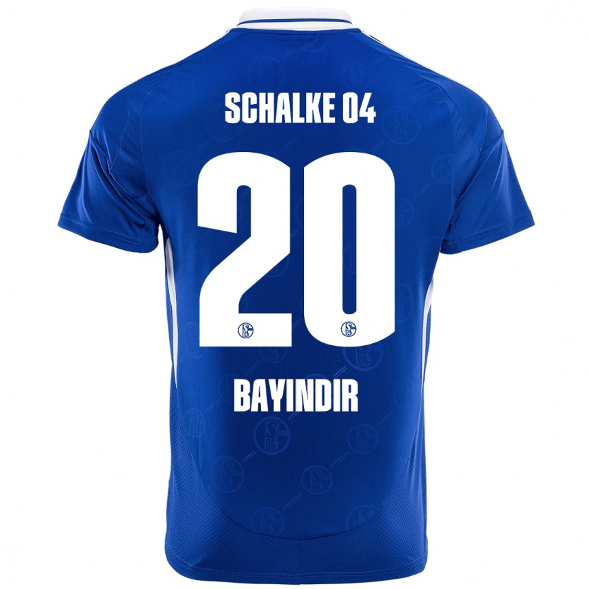 Hombre Fútbol Camiseta Aris Bayindir #20 Azul Real 1ª Equipación 2024/25 Perú