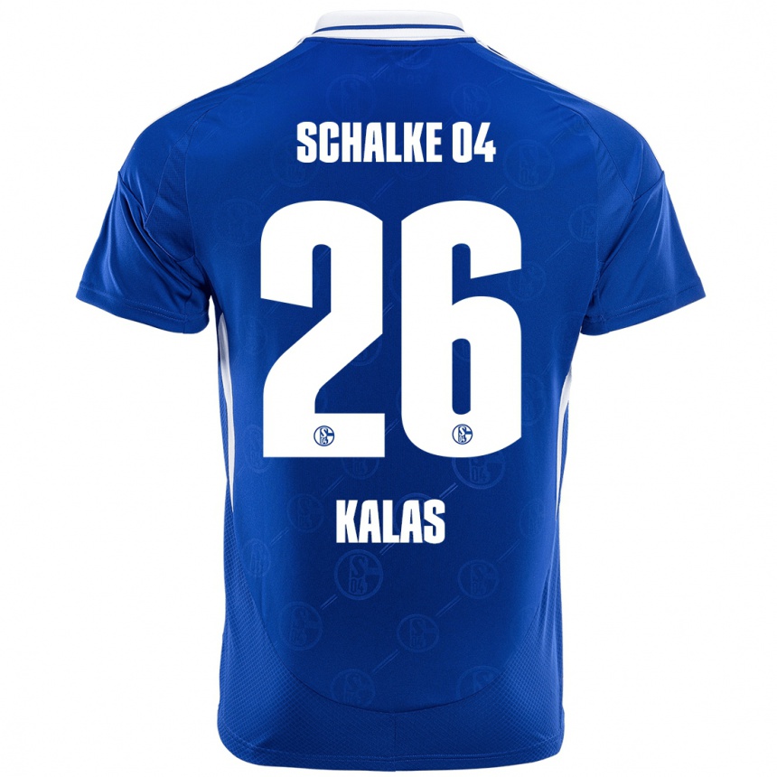 Hombre Fútbol Camiseta Tomas Kalas #26 Azul Real 1ª Equipación 2024/25 Perú