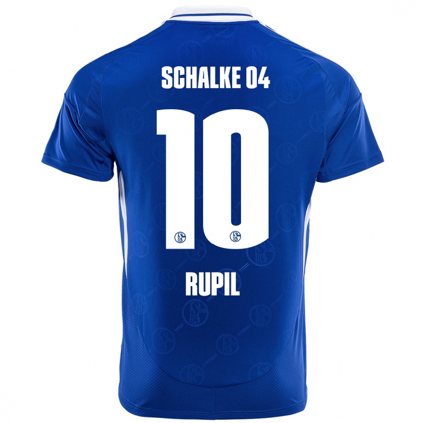 Hombre Fútbol Camiseta Timothé Rupil #10 Azul Real 1ª Equipación 2024/25 Perú