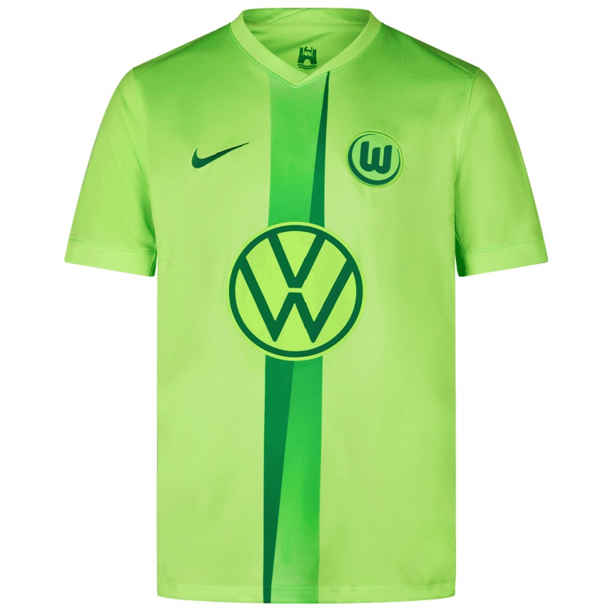 Hombre Fútbol Camiseta Mattias Svanberg #32 Verde Fluorescente 1ª Equipación 2024/25 Perú