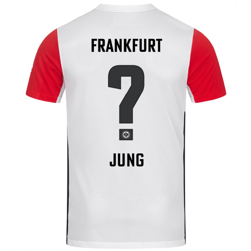 Hombre Fútbol Camiseta Louis Jung #0 Blanco Rojo 1ª Equipación 2024/25 Perú