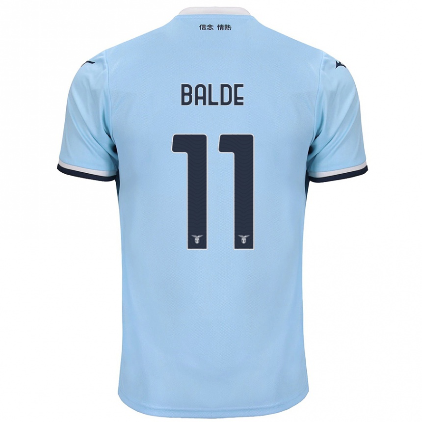 Hombre Fútbol Camiseta Mahamadou Balde #11 Azul 1ª Equipación 2024/25 Perú