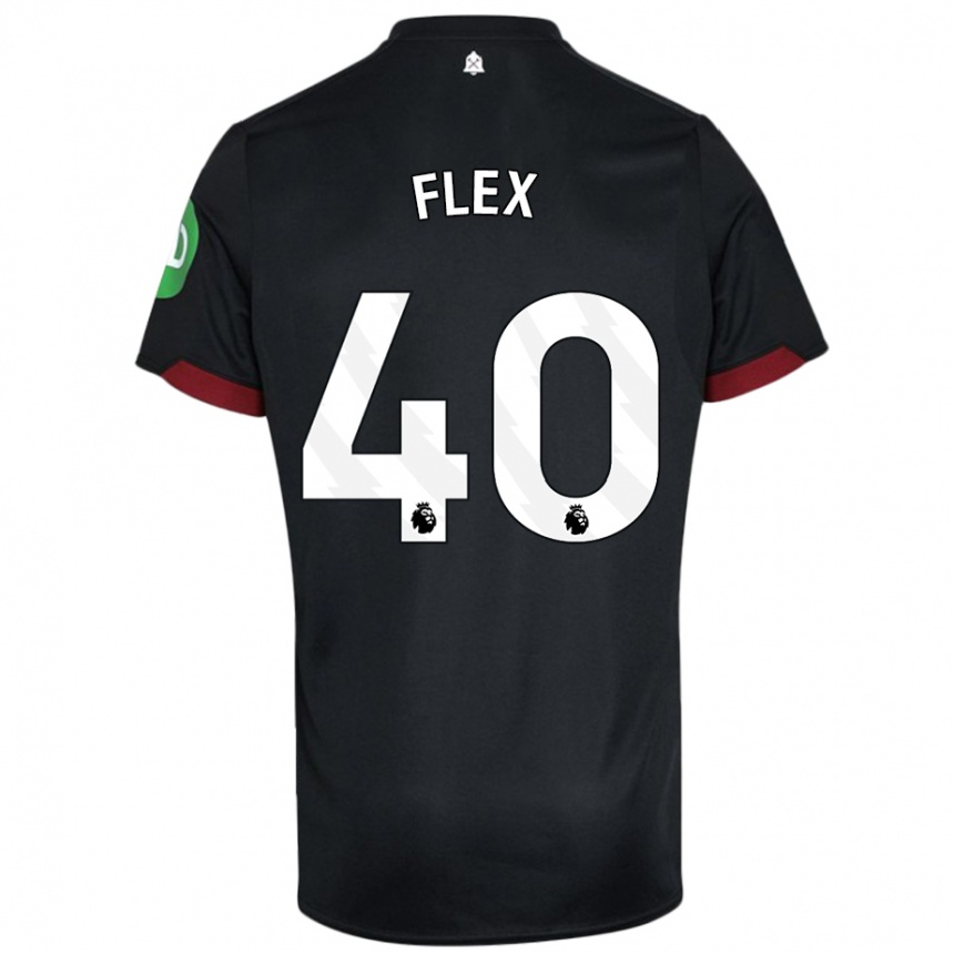 Hombre Fútbol Camiseta Armstrong Oko Flex #40 Negro Blanco 2ª Equipación 2024/25 Perú