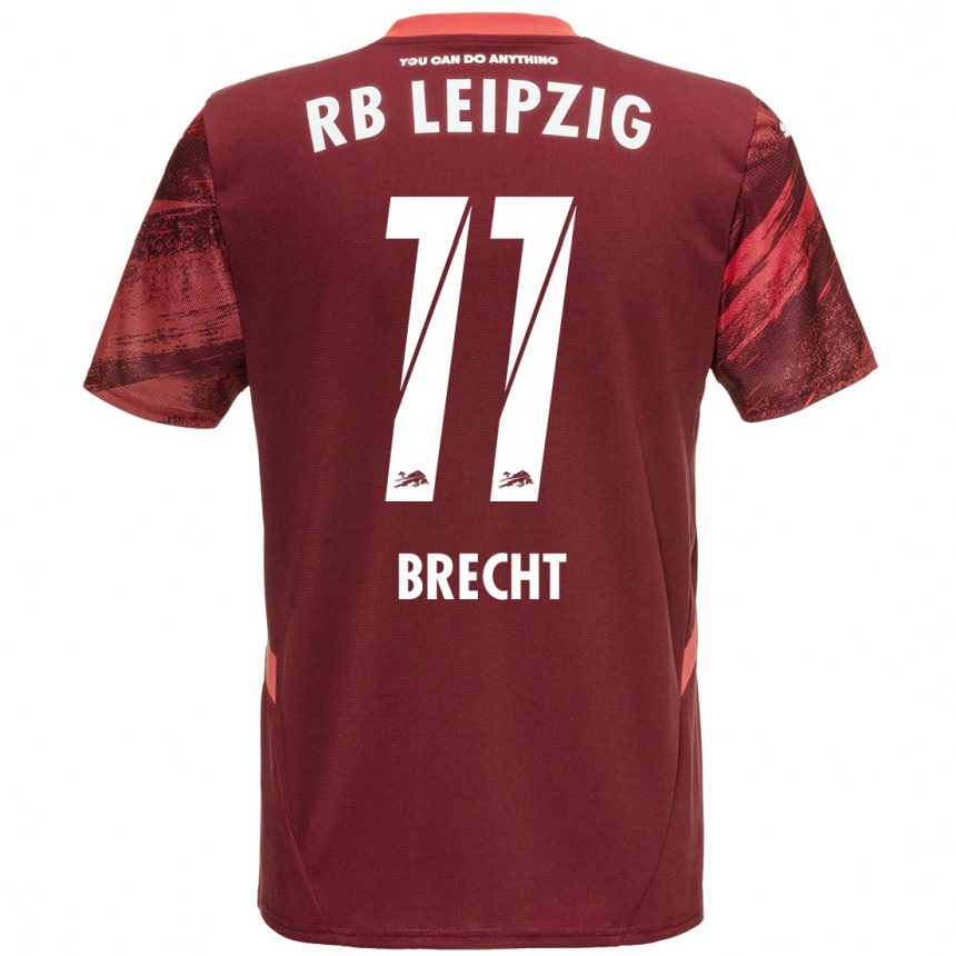 Hombre Fútbol Camiseta Barbara Brecht #11 Borgoña 2ª Equipación 2024/25 Perú