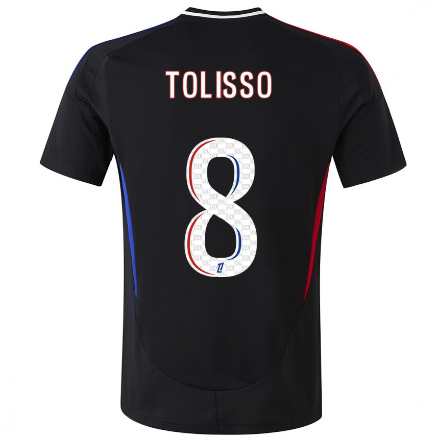 Hombre Fútbol Camiseta Corentin Tolisso #8 Negro 2ª Equipación 2024/25 Perú