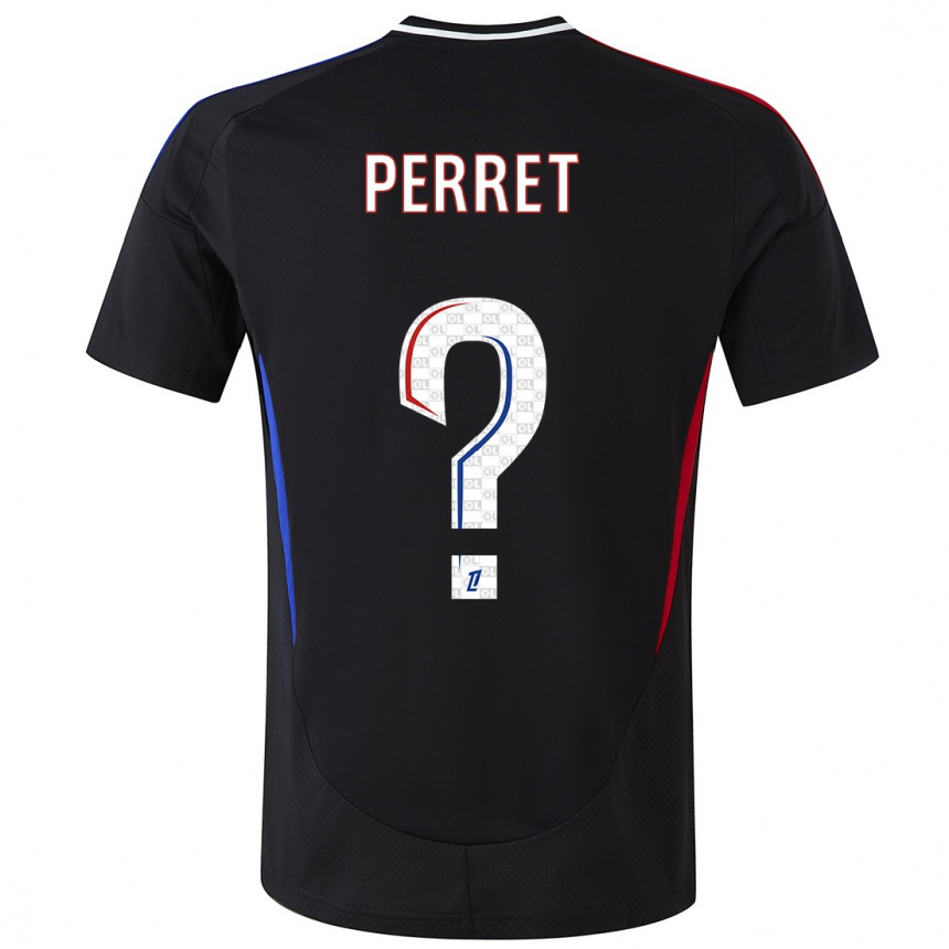 Hombre Fútbol Camiseta Romain Perret #0 Negro 2ª Equipación 2024/25 Perú