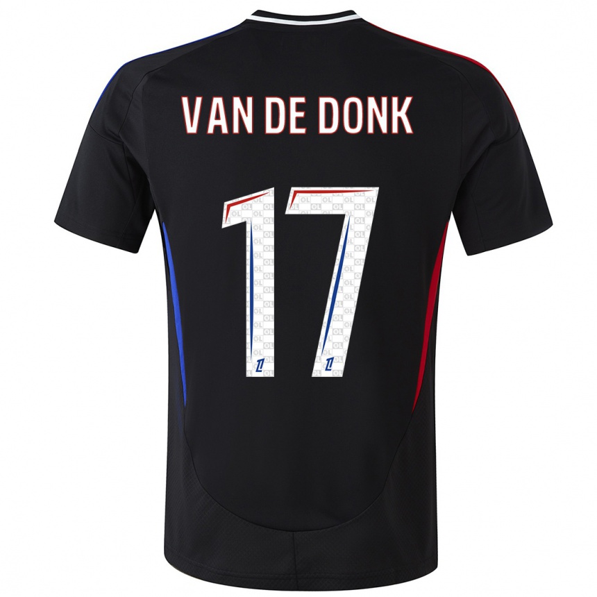 Hombre Fútbol Camiseta Danielle Van De Donk #17 Negro 2ª Equipación 2024/25 Perú