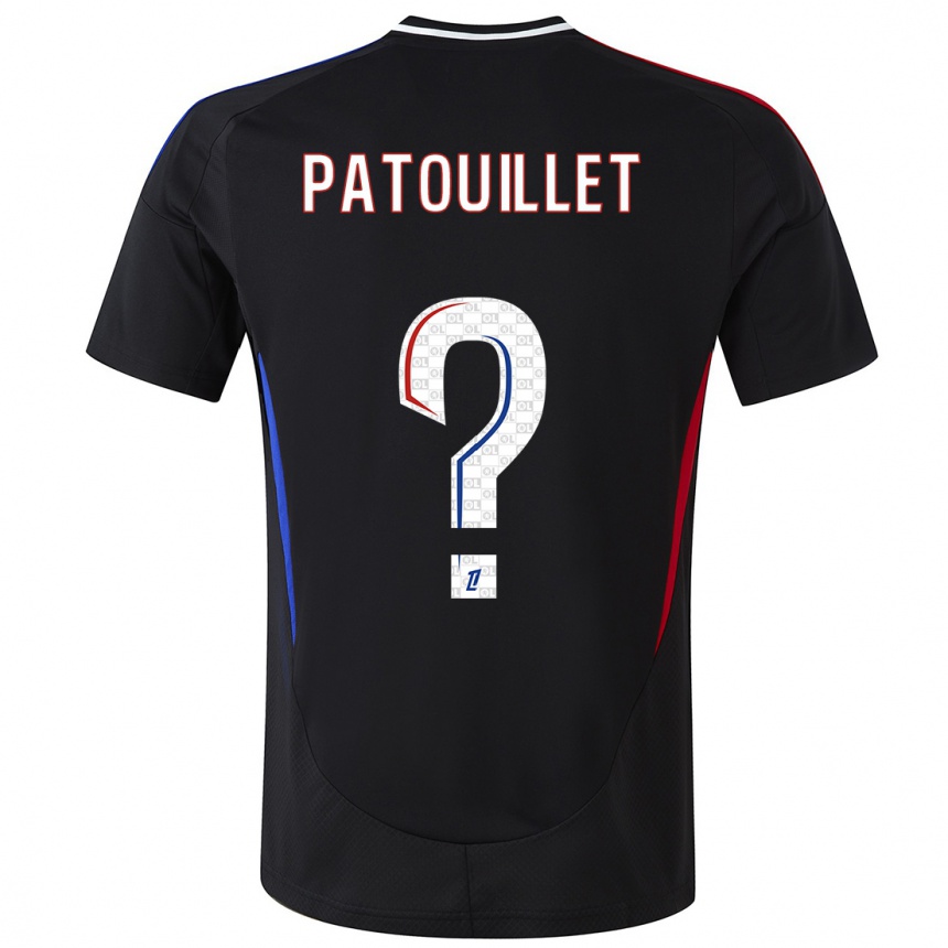 Hombre Fútbol Camiseta Mathieu Patouillet #0 Negro 2ª Equipación 2024/25 Perú