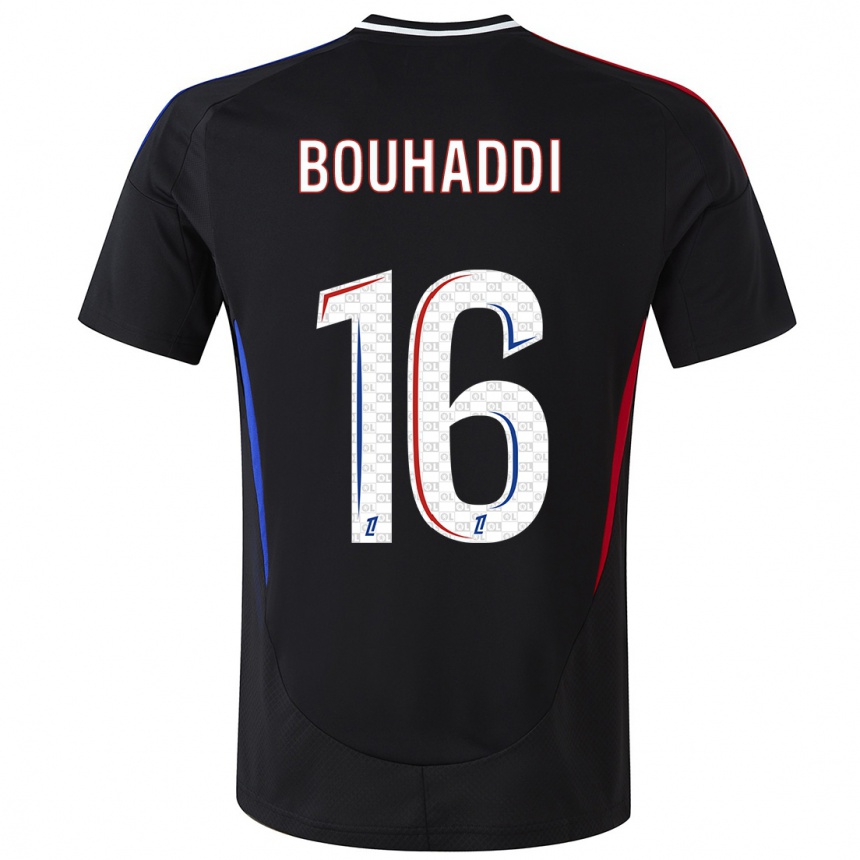 Hombre Fútbol Camiseta Sarah Bouhaddi #16 Negro 2ª Equipación 2024/25 Perú