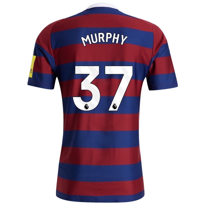 Hombre Fútbol Camiseta Alex Murphy #37 Burdeos Azul Marino 2ª Equipación 2024/25 Perú