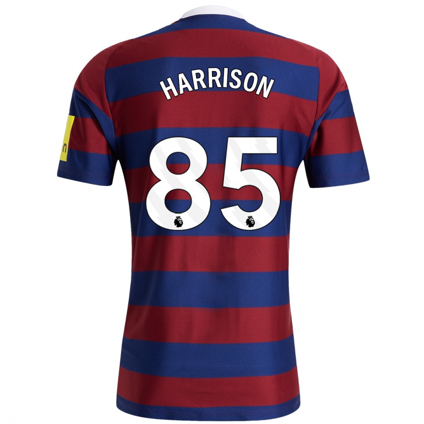 Hombre Fútbol Camiseta Adam Harrison #85 Burdeos Azul Marino 2ª Equipación 2024/25 Perú