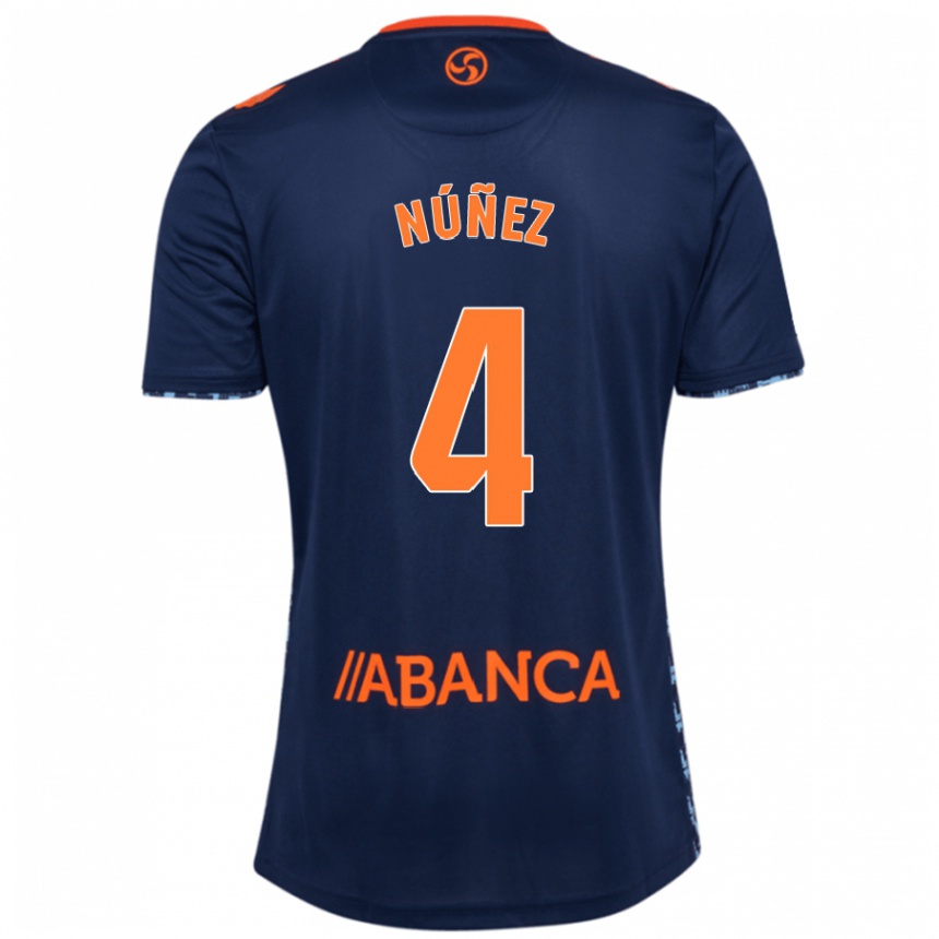 Hombre Fútbol Camiseta Unai Núñez #4 Azul Marino 2ª Equipación 2024/25 Perú