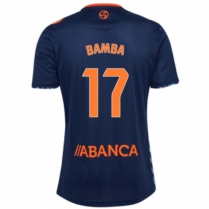 Hombre Fútbol Camiseta Jonathan Bamba #17 Azul Marino 2ª Equipación 2024/25 Perú