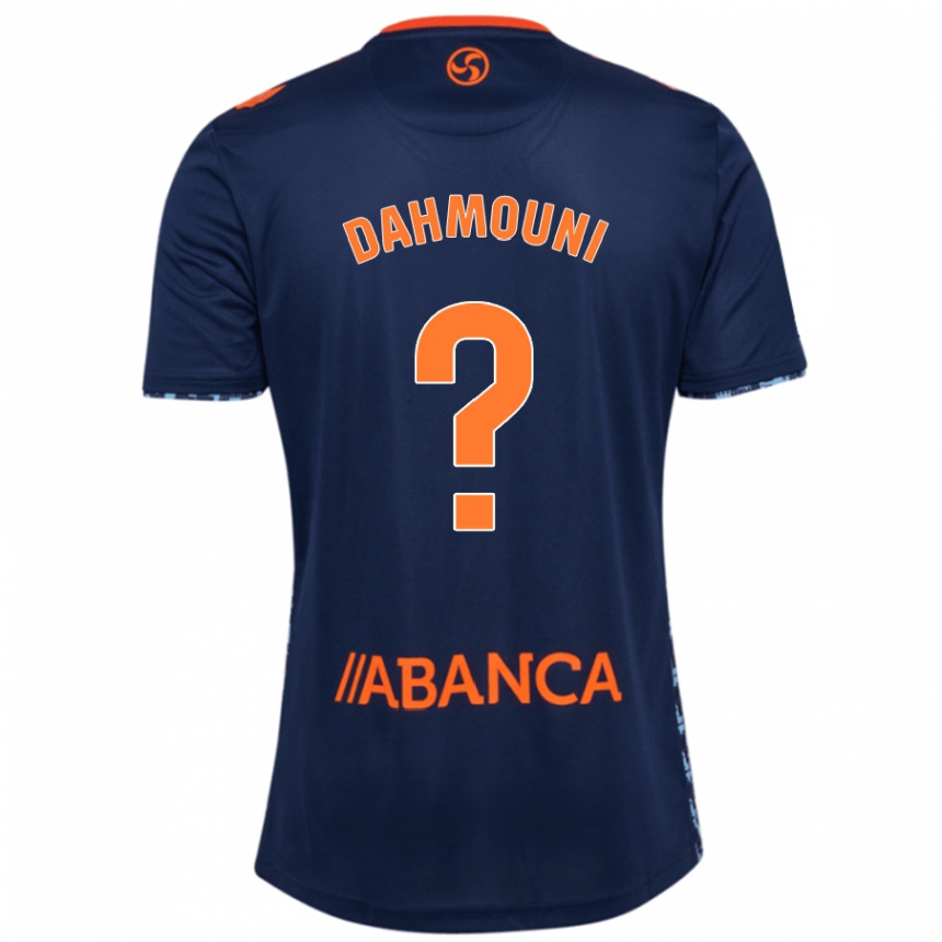 Hombre Fútbol Camiseta Moha Dahmouni #0 Azul Marino 2ª Equipación 2024/25 Perú