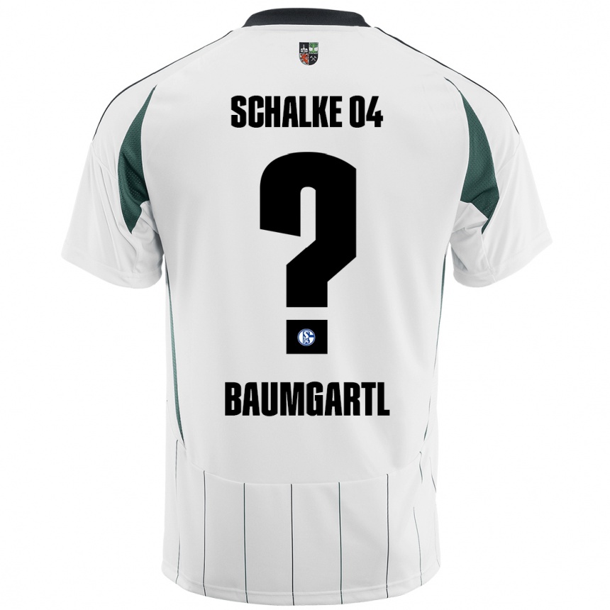 Hombre Fútbol Camiseta Timo Baumgartl #0 Blanco Verde 2ª Equipación 2024/25 Perú