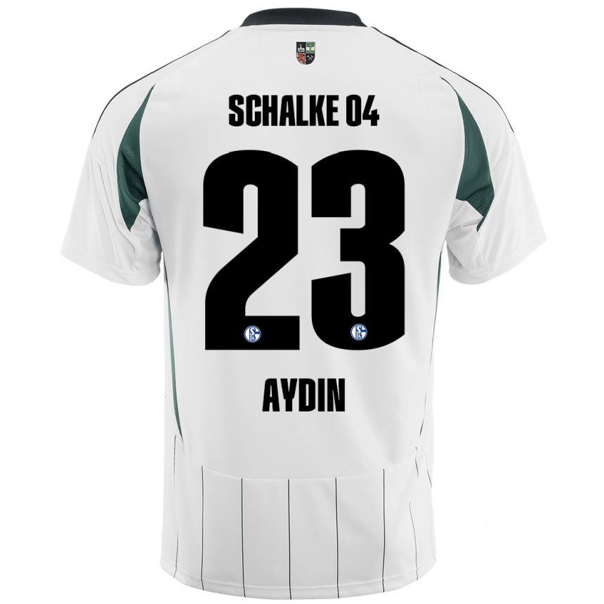 Hombre Fútbol Camiseta Mehmet Aydın #23 Blanco Verde 2ª Equipación 2024/25 Perú