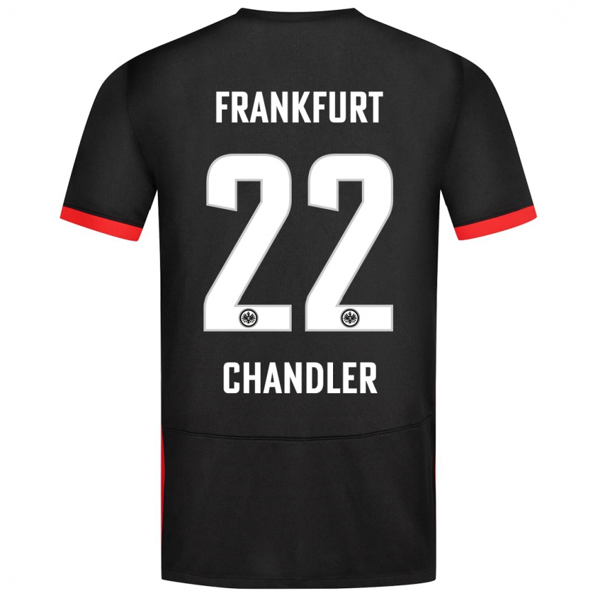 Hombre Fútbol Camiseta Timothy Chandler #22 Negro 2ª Equipación 2024/25 Perú