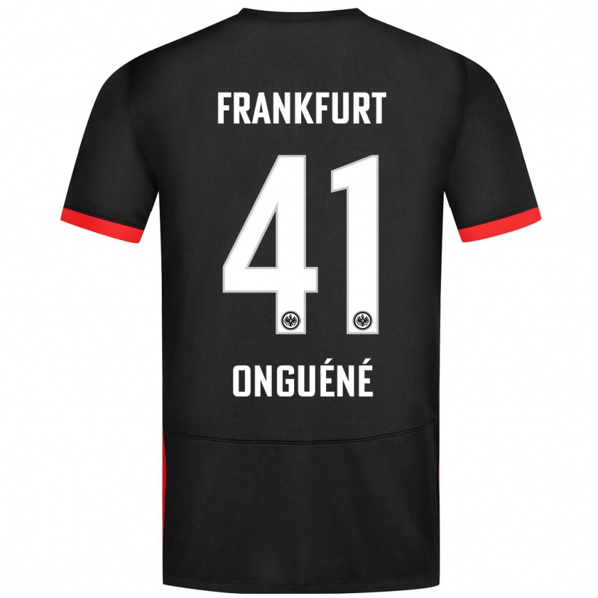 Hombre Fútbol Camiseta Jérôme Onguéné #41 Negro 2ª Equipación 2024/25 Perú