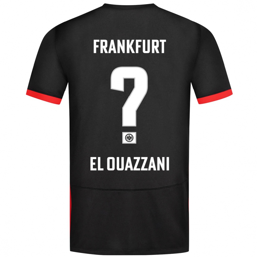 Hombre Fútbol Camiseta Nadir El Ouazzani #0 Negro 2ª Equipación 2024/25 Perú