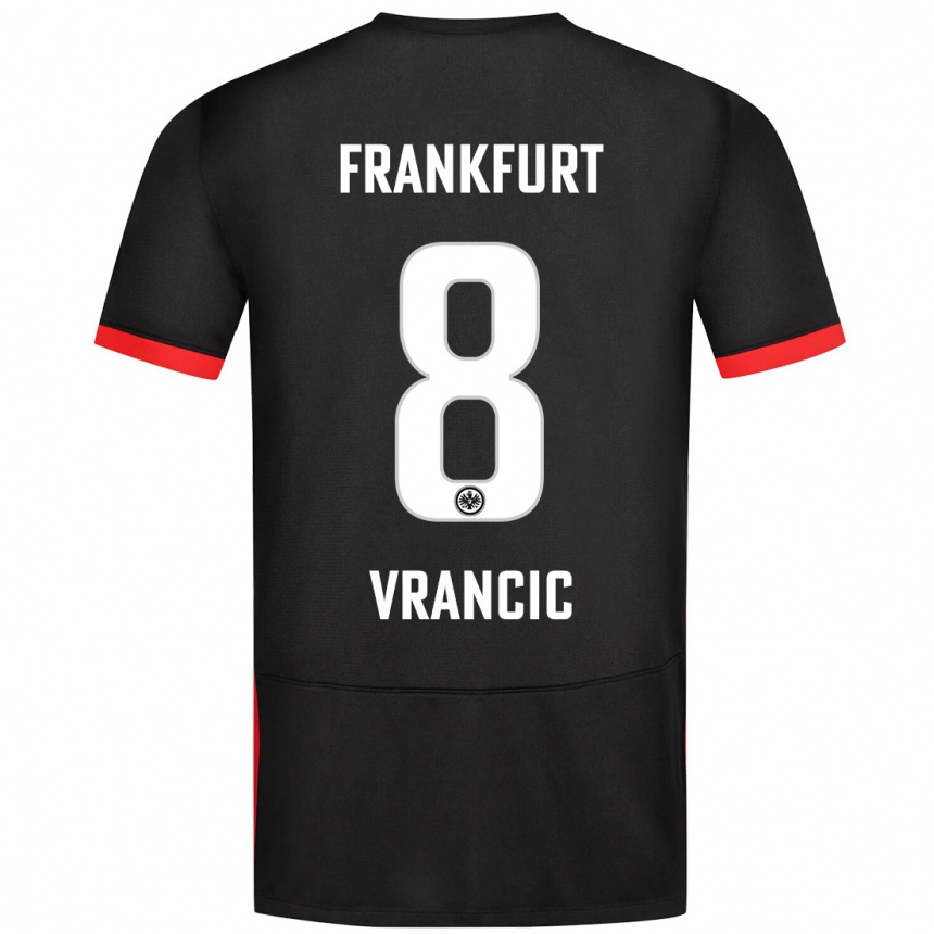 Hombre Fútbol Camiseta Mario Vrancic #8 Negro 2ª Equipación 2024/25 Perú