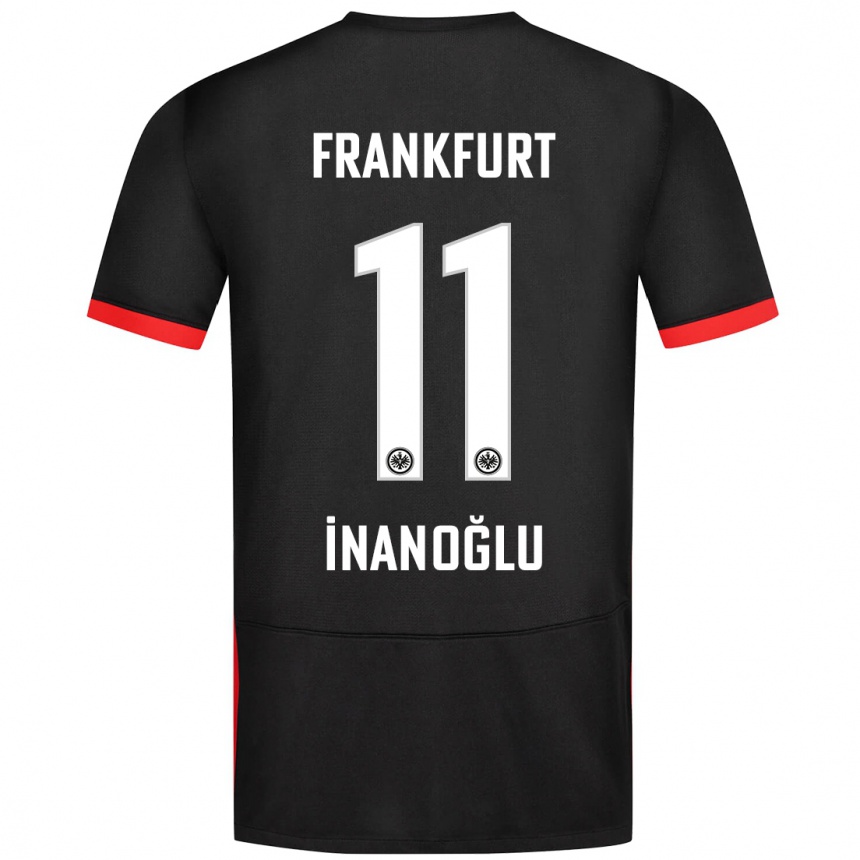 Hombre Fútbol Camiseta Kaan İnanoğlu #11 Negro 2ª Equipación 2024/25 Perú