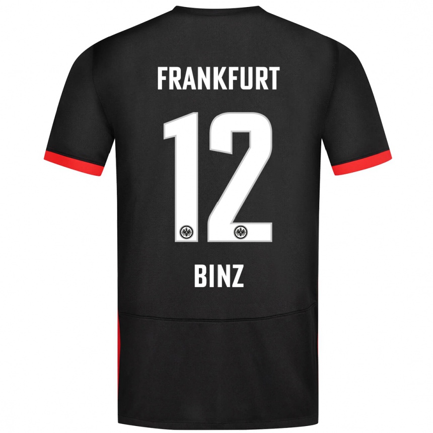 Hombre Fútbol Camiseta Sam Binz #12 Negro 2ª Equipación 2024/25 Perú