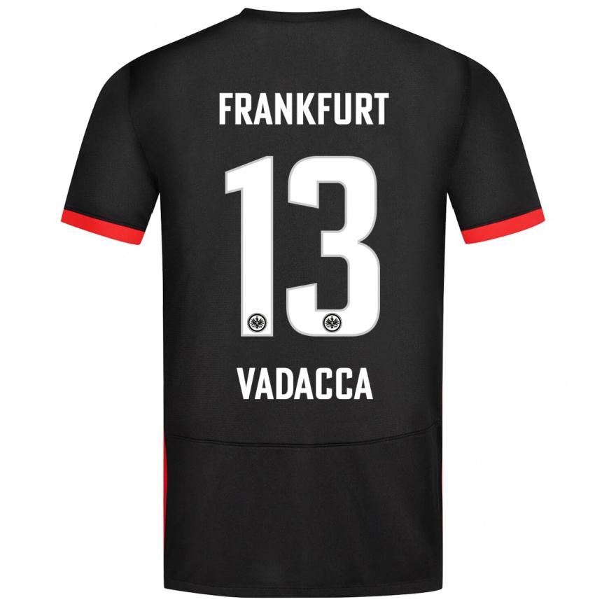 Hombre Fútbol Camiseta Gianni Vadacca #13 Negro 2ª Equipación 2024/25 Perú