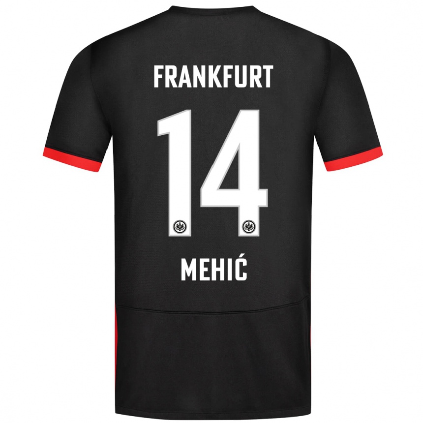 Hombre Fútbol Camiseta Liam Mehić #14 Negro 2ª Equipación 2024/25 Perú