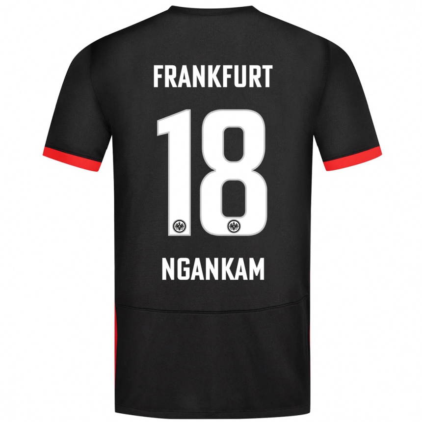 Hombre Fútbol Camiseta Jessic Ngankam #18 Negro 2ª Equipación 2024/25 Perú