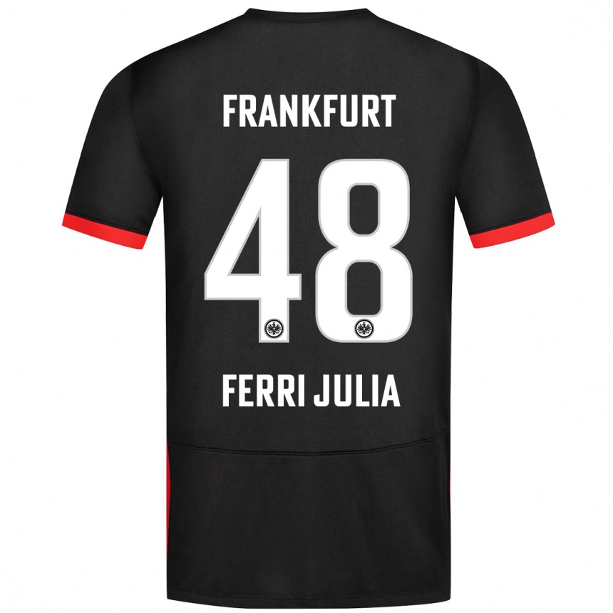 Hombre Fútbol Camiseta Nacho Ferri #48 Negro 2ª Equipación 2024/25 Perú