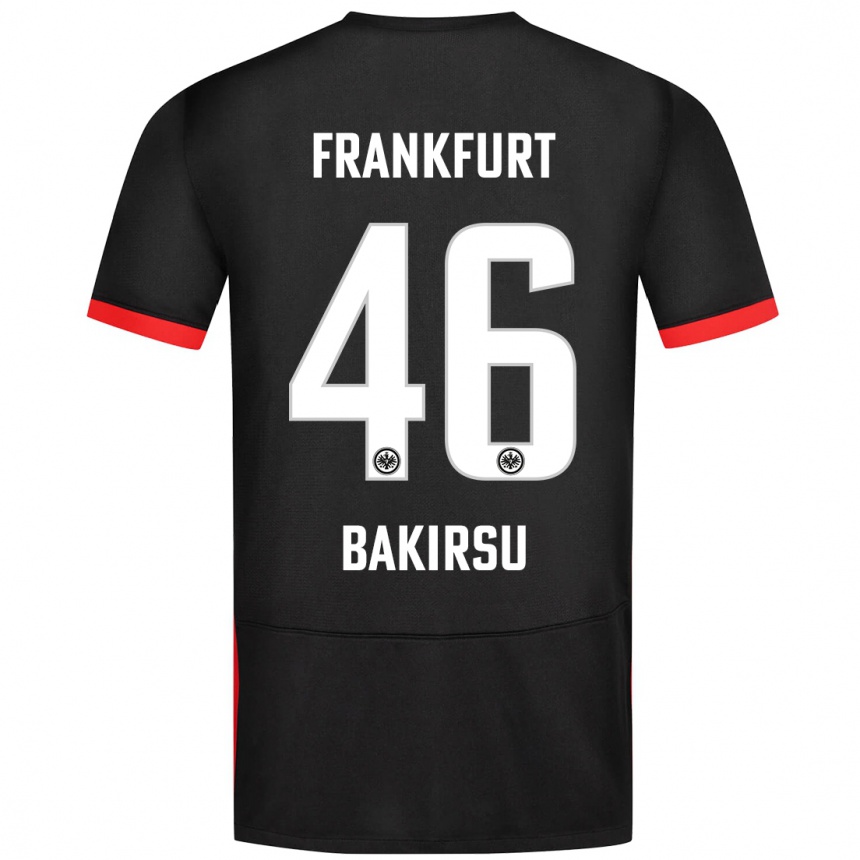 Hombre Fútbol Camiseta Hüseyin Bakirsu #46 Negro 2ª Equipación 2024/25 Perú