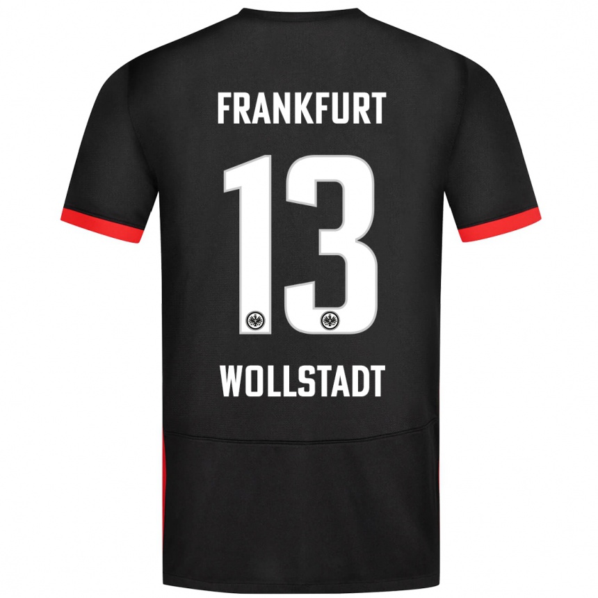 Hombre Fútbol Camiseta Fabio Wollstadt #13 Negro 2ª Equipación 2024/25 Perú