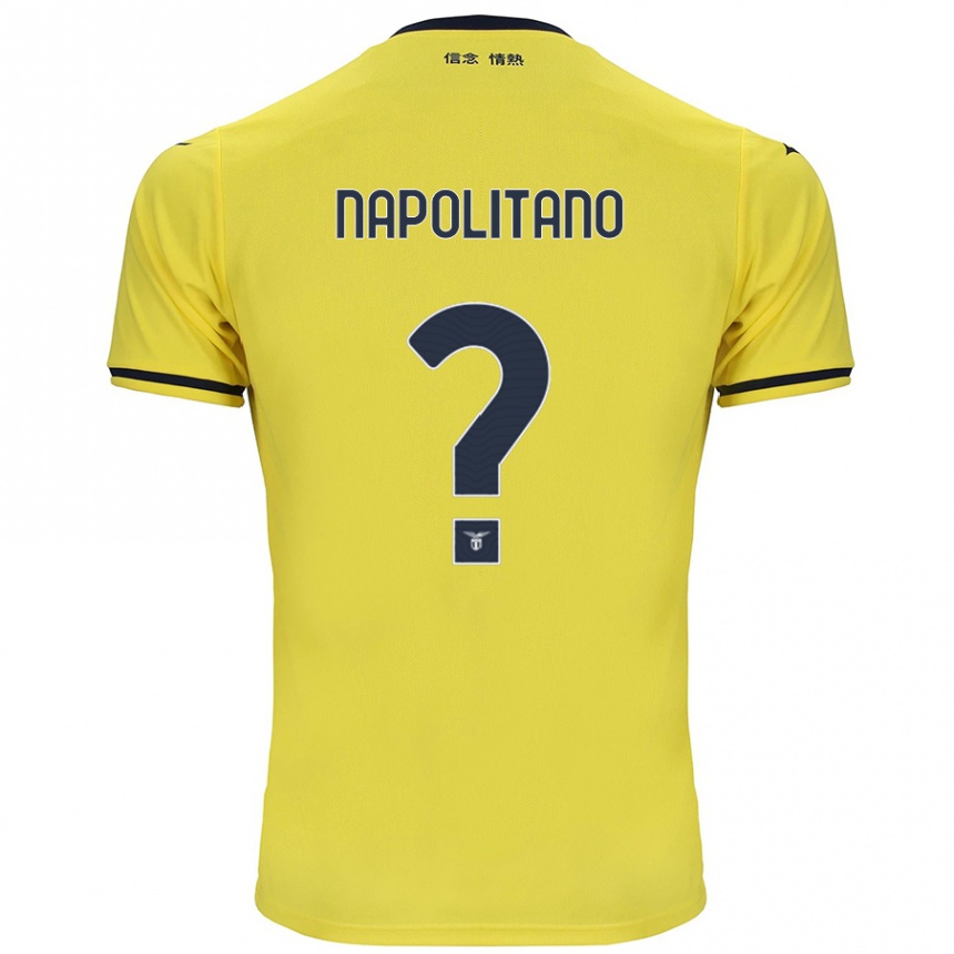 Hombre Fútbol Camiseta Federico Napolitano #0 Amarillo 2ª Equipación 2024/25 Perú