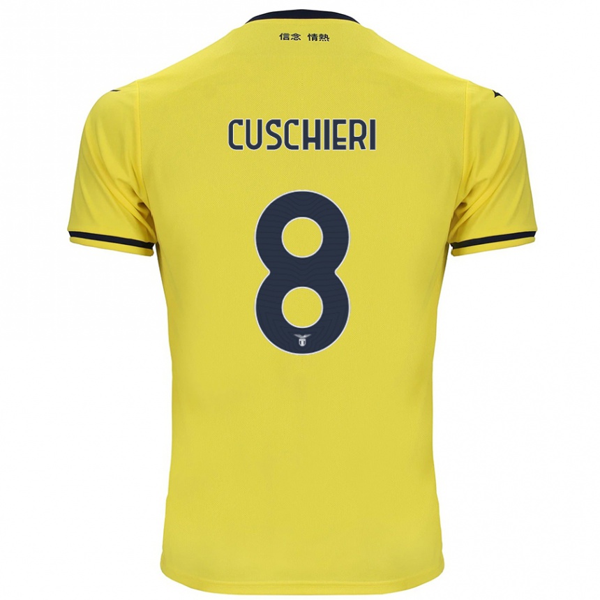 Hombre Fútbol Camiseta Rachel Cuschieri #8 Amarillo 2ª Equipación 2024/25 Perú