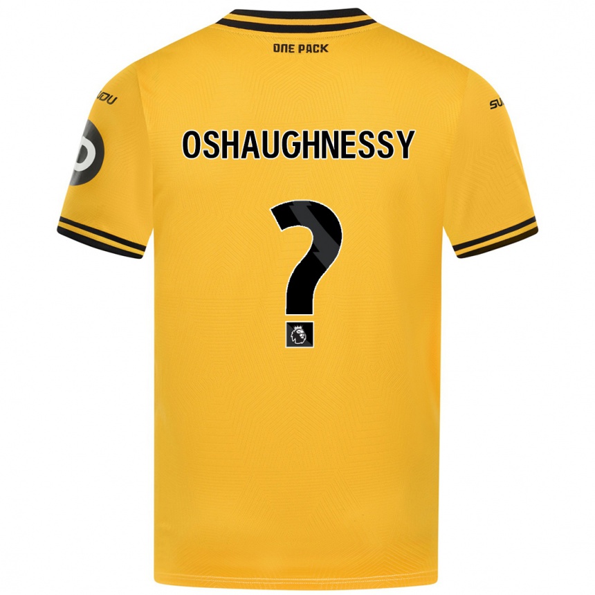 Mujer Fútbol Camiseta Joe Oshaughnessy #0 Amarillo 1ª Equipación 2024/25 Perú