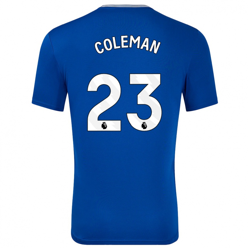 Mujer Fútbol Camiseta Seamus Coleman #23 Azul Con 1ª Equipación 2024/25 Perú