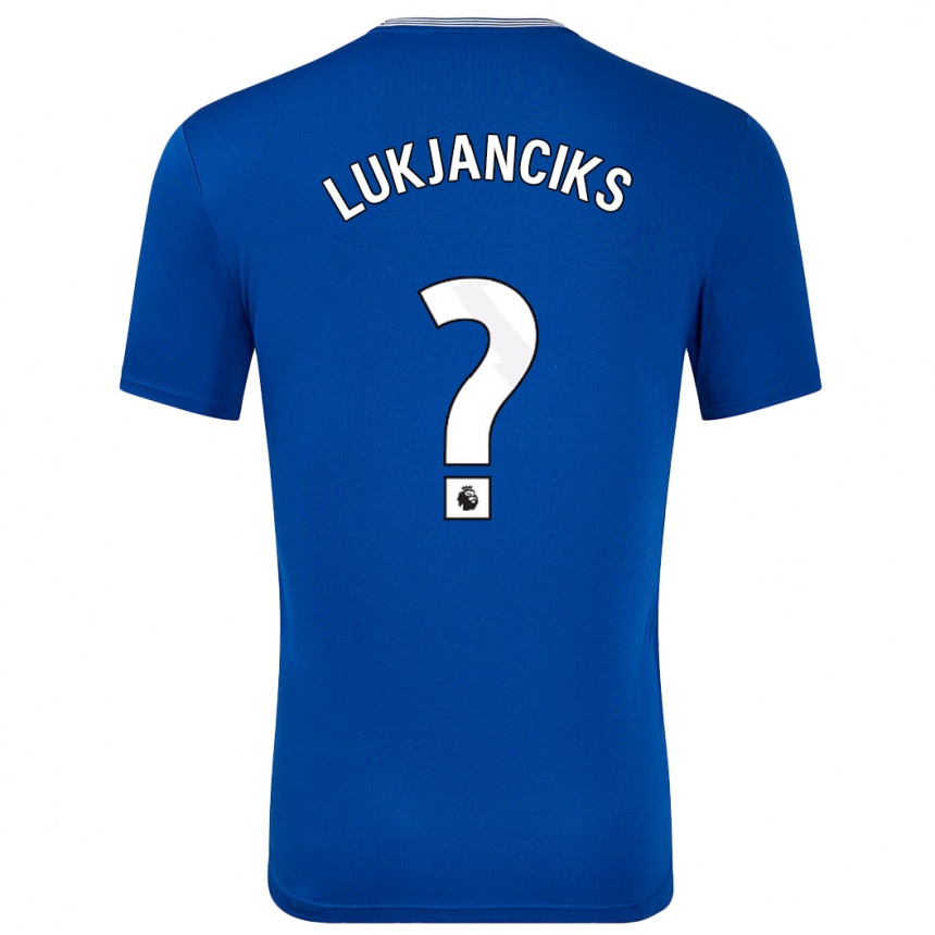 Mujer Fútbol Camiseta Douglass Lukjanciks #0 Azul Con 1ª Equipación 2024/25 Perú