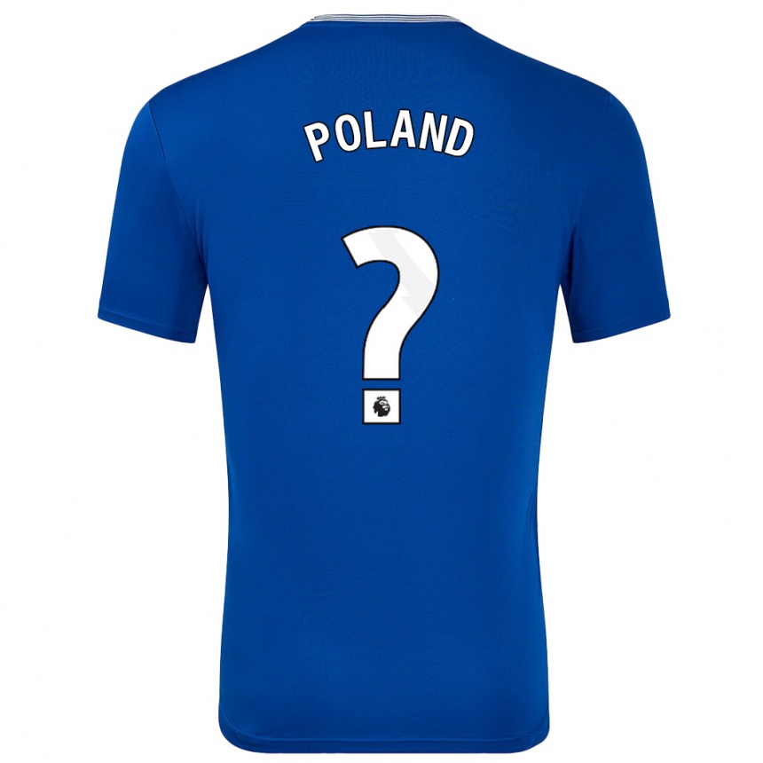 Mujer Fútbol Camiseta Louis Poland #0 Azul Con 1ª Equipación 2024/25 Perú