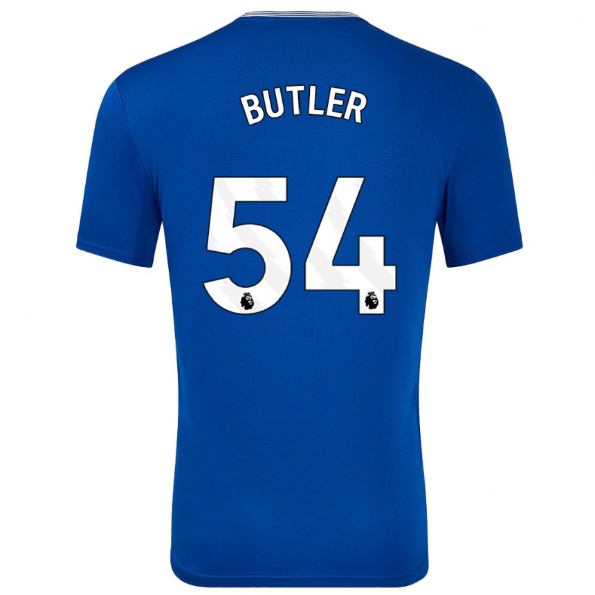 Mujer Fútbol Camiseta Jack Butler #54 Azul Con 1ª Equipación 2024/25 Perú