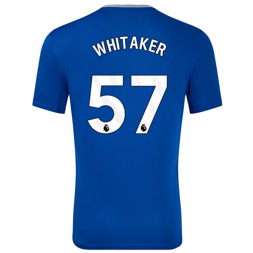 Mujer Fútbol Camiseta Charlie Whitaker #57 Azul Con 1ª Equipación 2024/25 Perú