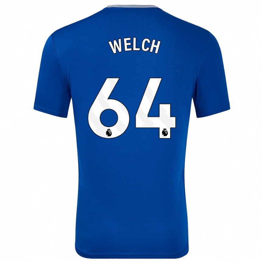 Mujer Fútbol Camiseta Reece Welch #64 Azul Con 1ª Equipación 2024/25 Perú