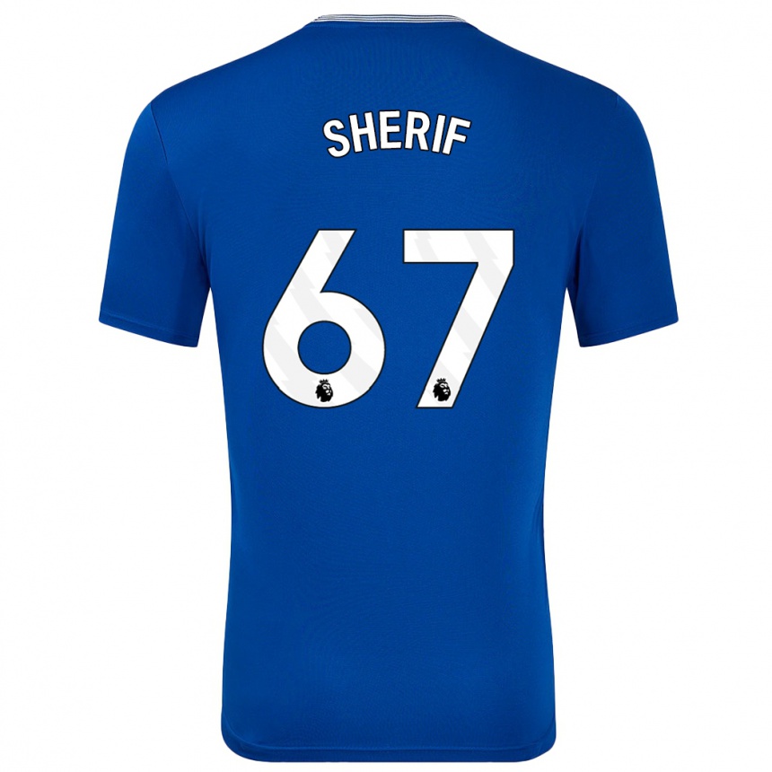 Mujer Fútbol Camiseta Martin Sherif #67 Azul Con 1ª Equipación 2024/25 Perú