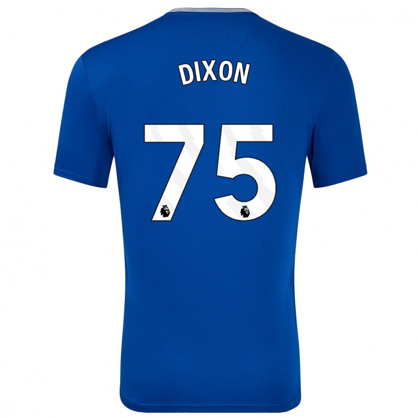 Mujer Fútbol Camiseta Roman Dixon #75 Azul Con 1ª Equipación 2024/25 Perú